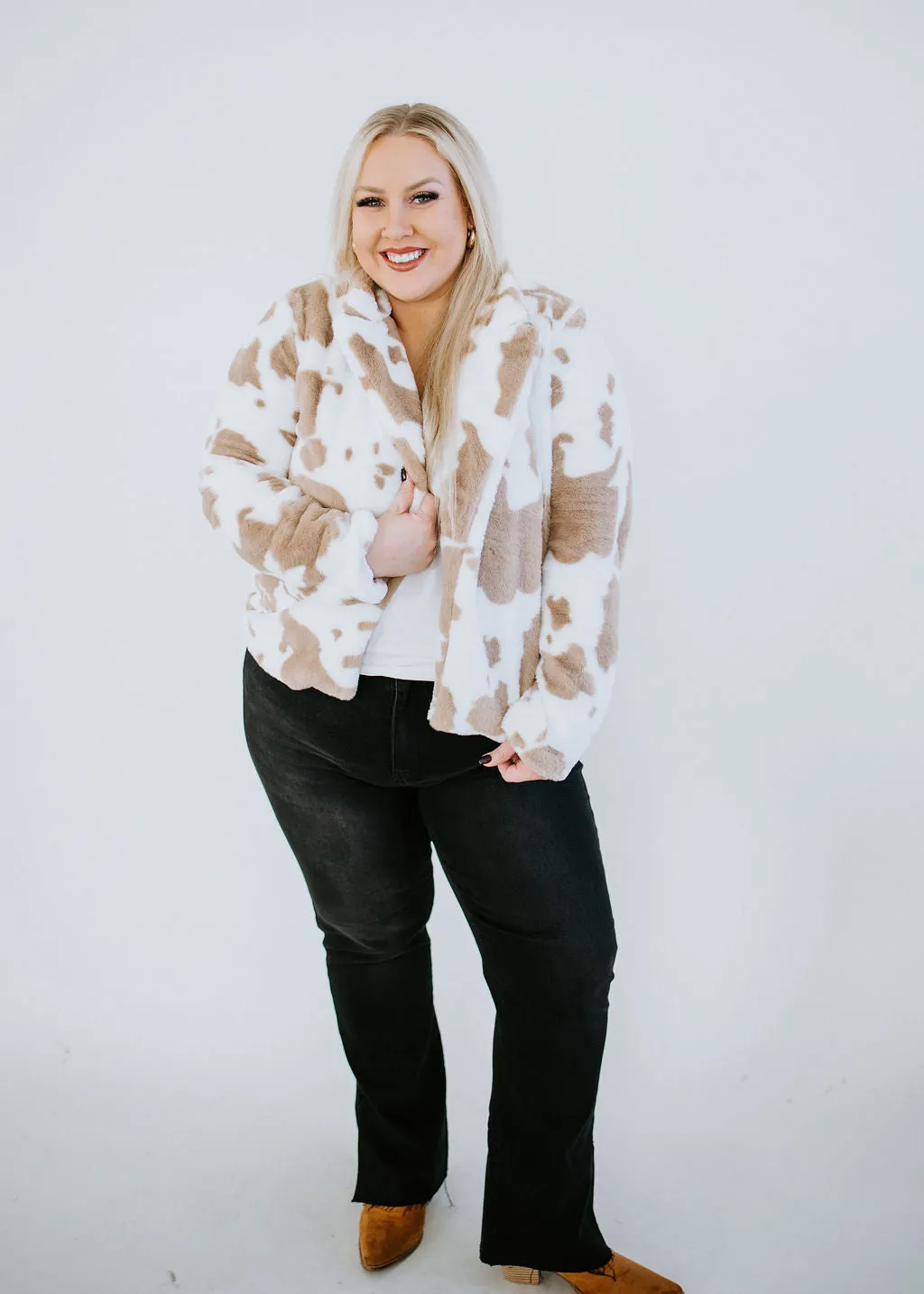 All Fur You Dalmatian Print Jacket FINAL SALE