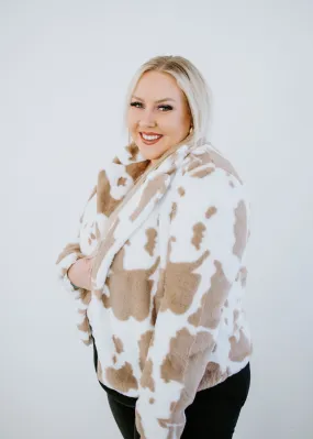 All Fur You Dalmatian Print Jacket FINAL SALE