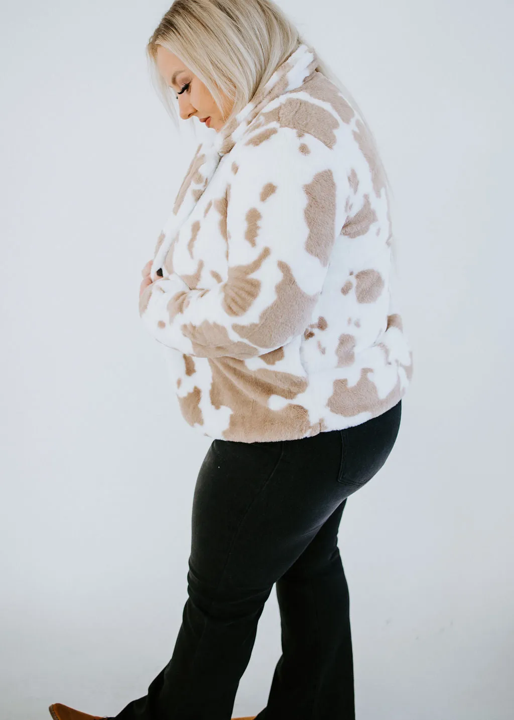 All Fur You Dalmatian Print Jacket FINAL SALE