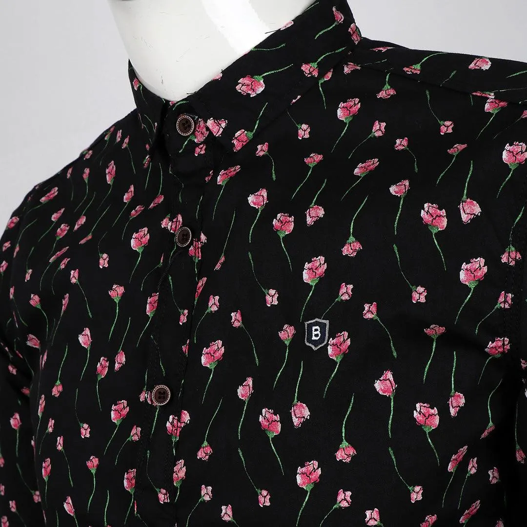 Bajieli Finest Quality  Flowery Vintage Shirt New York City