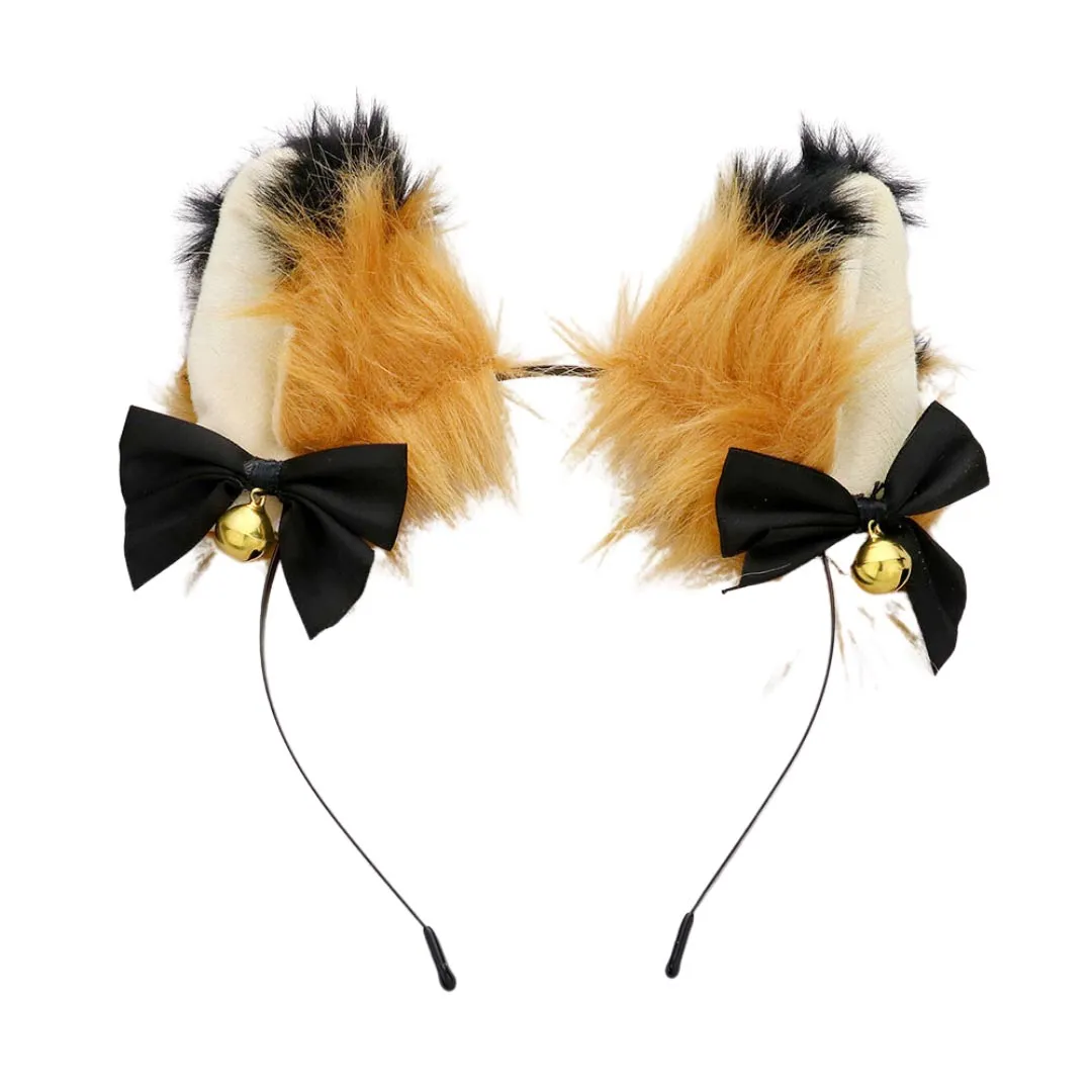 Beautiful Faux Fur Animal Ear Headband