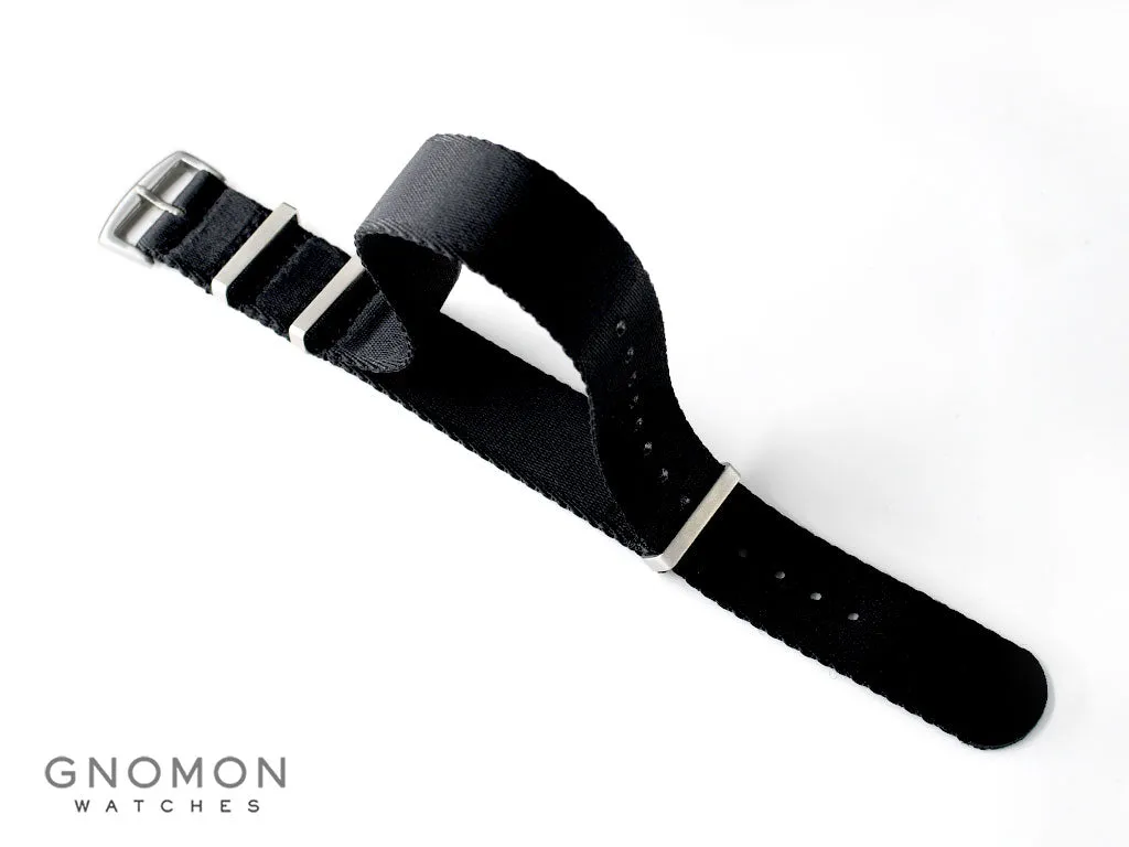 Black Seatbelt Military Nylon Strap