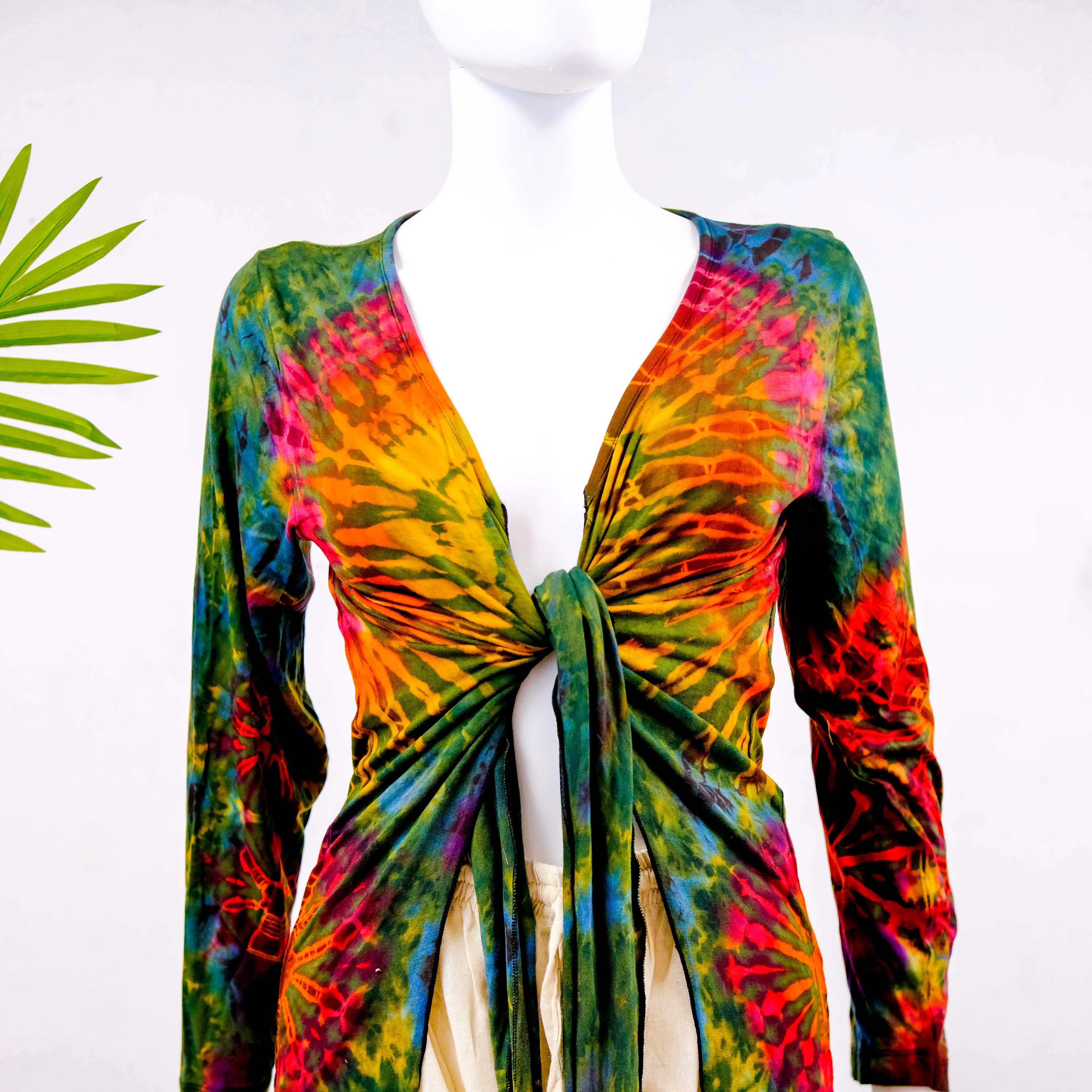 Boho Style Tie Dye Tie Top