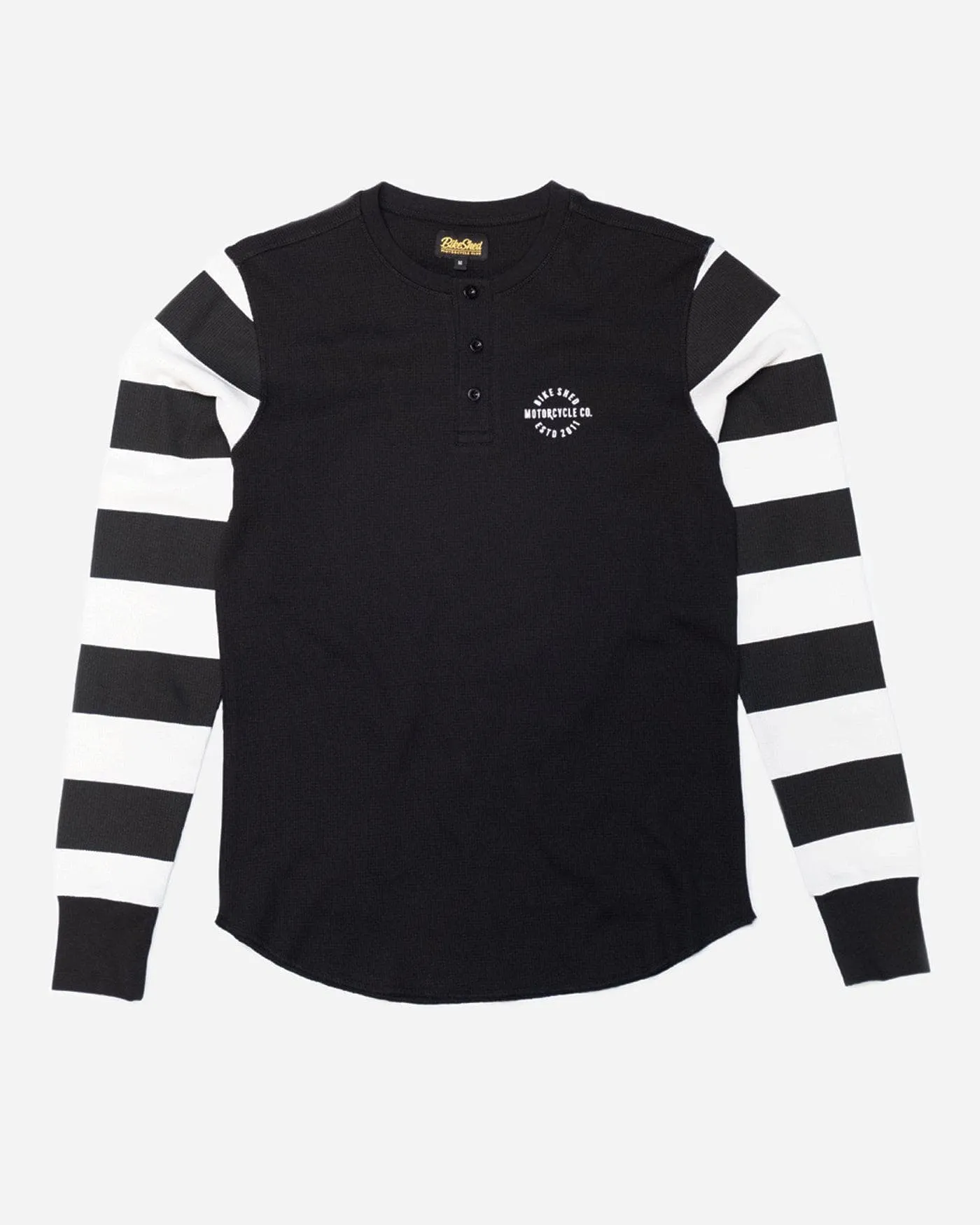 BSMC Rocker Long Sleeve Waffle - Black/Cream