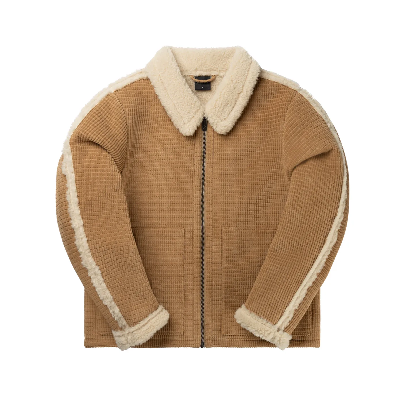 Camel Faux Fur Jacket