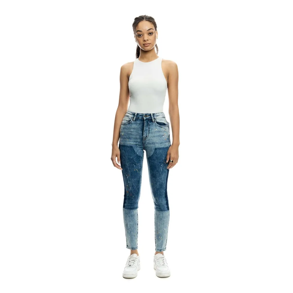 Carpenter Fashion Denim Pants - Sunrise Blue