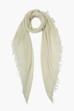 Cashmere and Silk Scarf Light Sage