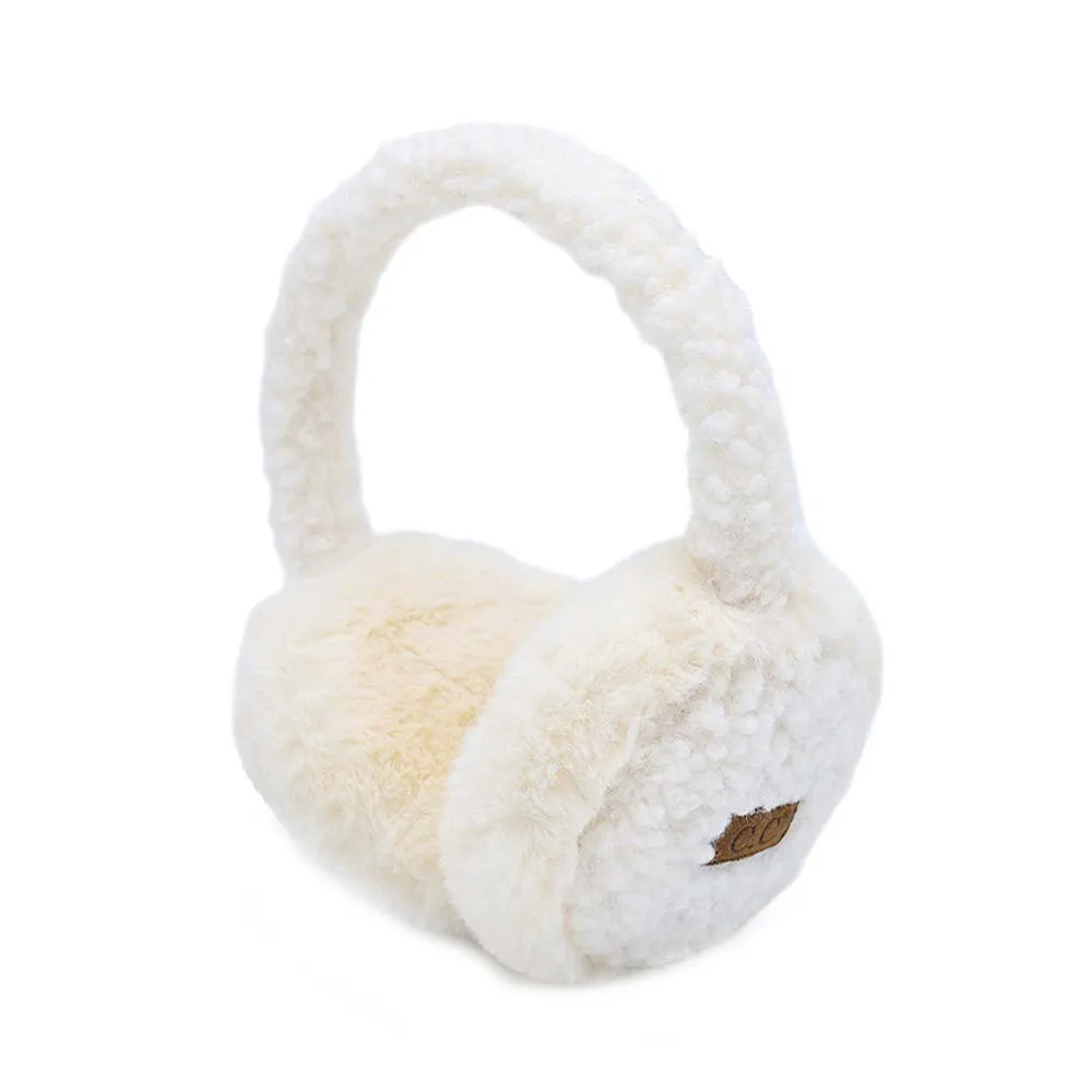 C.C Faux Fur Sherpa Earmuffs