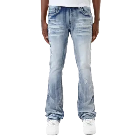 Clean Washed Stacked Jeans