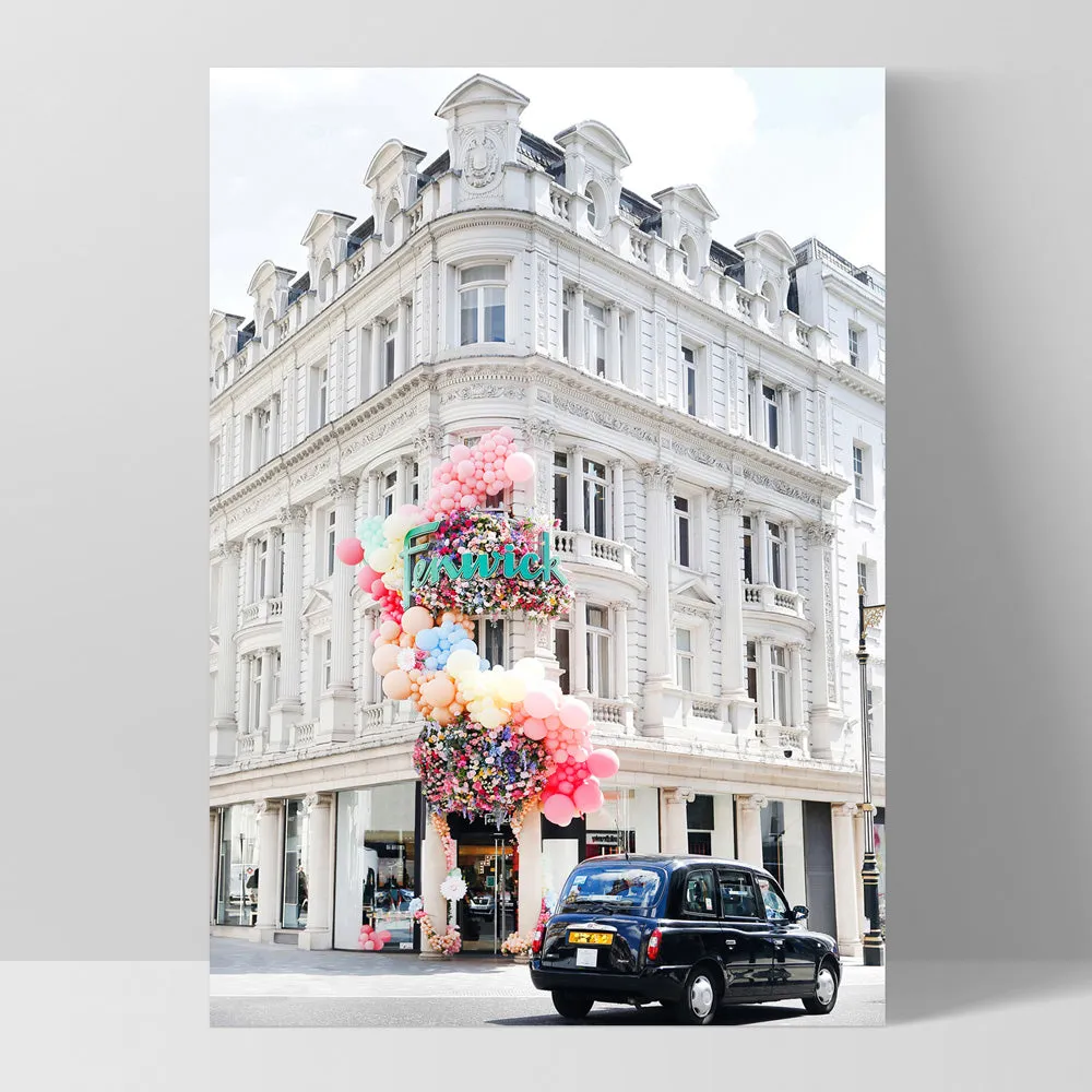 Colourful London | Bond Street - Art Print by Victoria's Stories