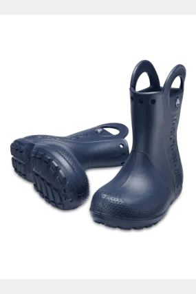 CROCS - toddler handle it rain boots - navy