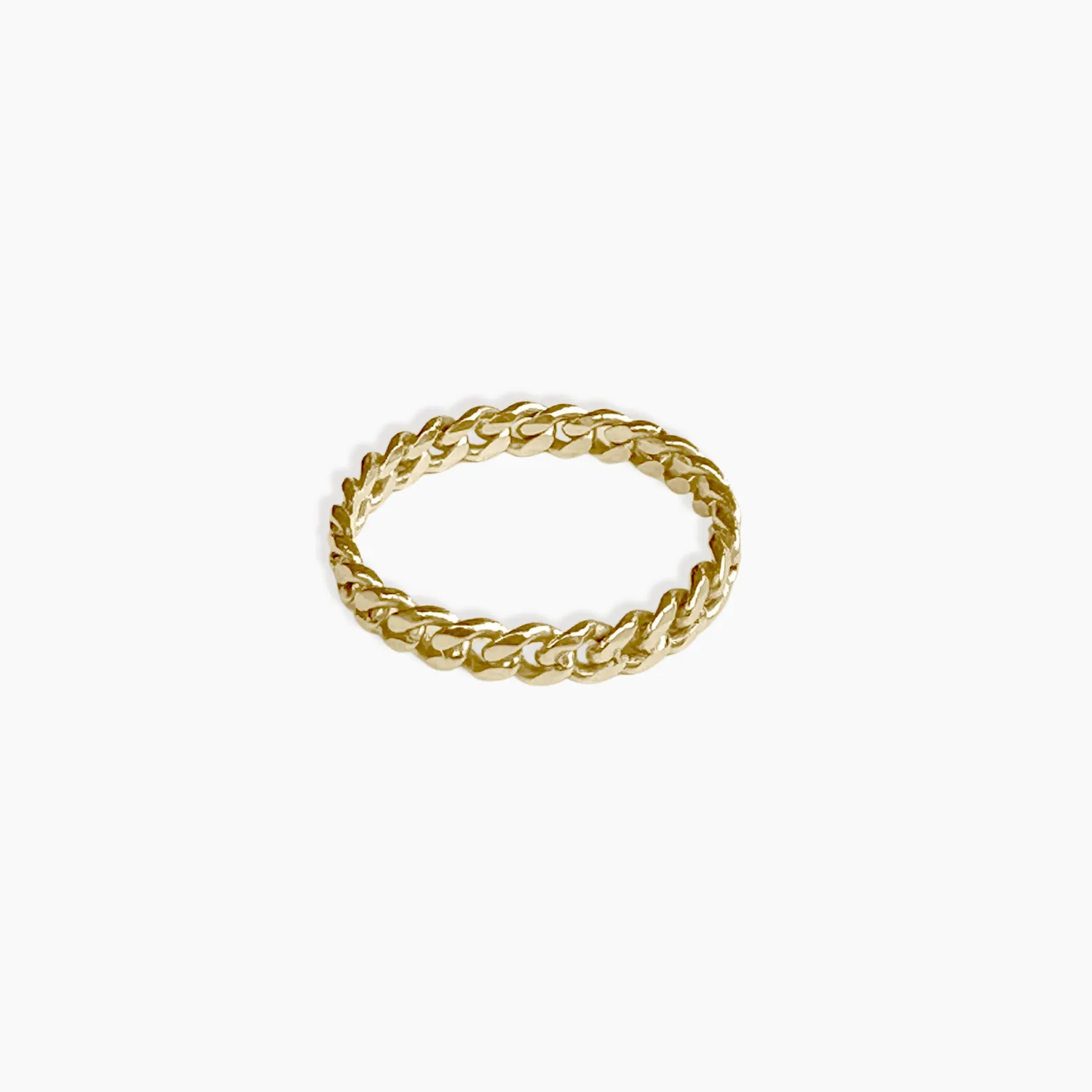 Dainty Street Ring 14K Solid Gold