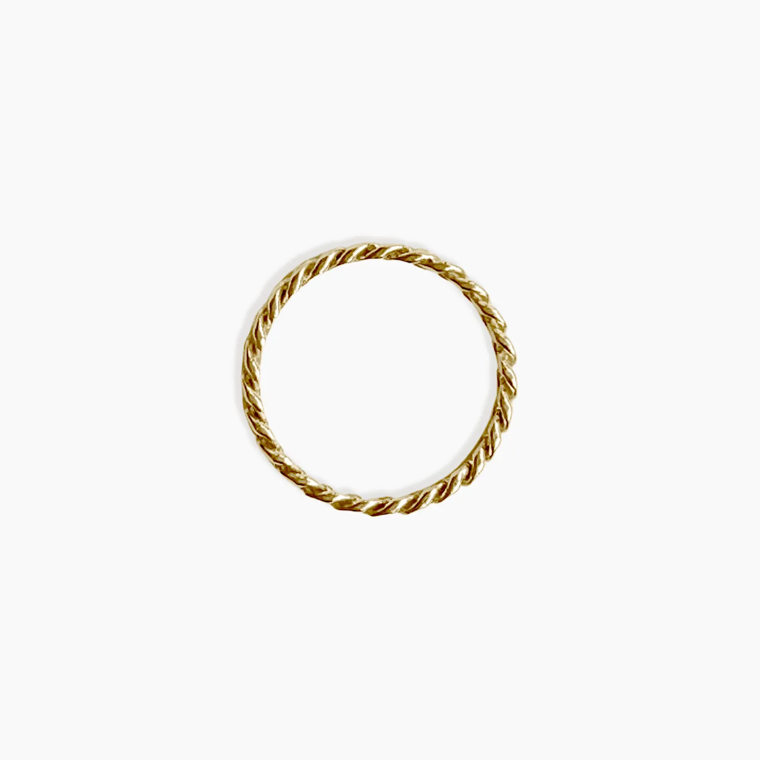 Dainty Street Ring 14K Solid Gold