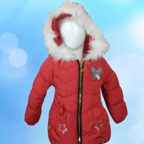 Dazzle Girl Winter Jacket- Red