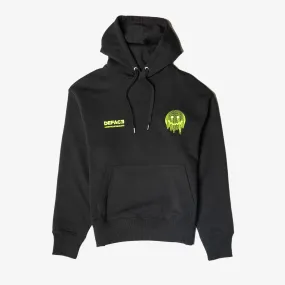 Deface TOPO Hoodie (Black/Fluorescent)