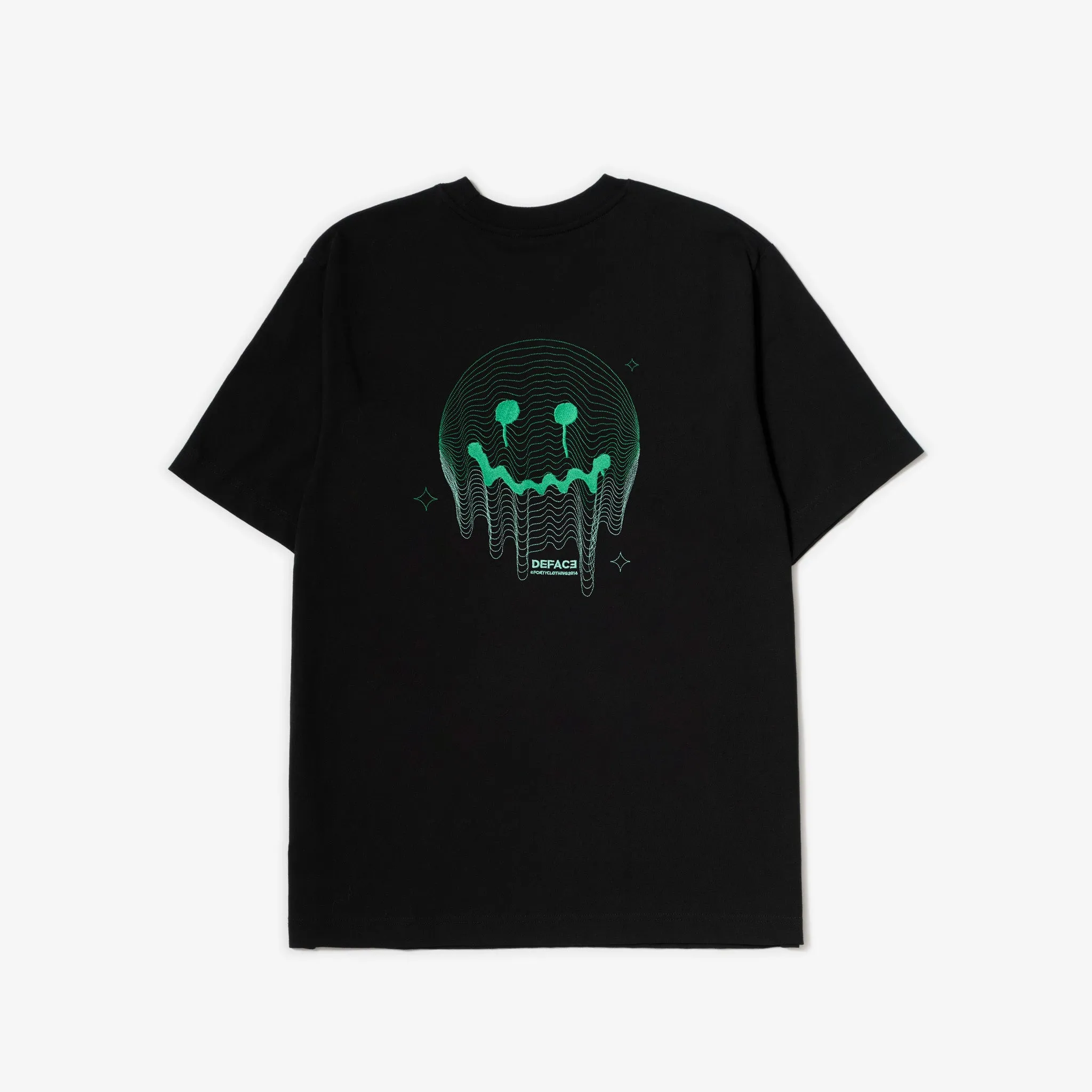 Deface TOPO Tee (Black/Green)