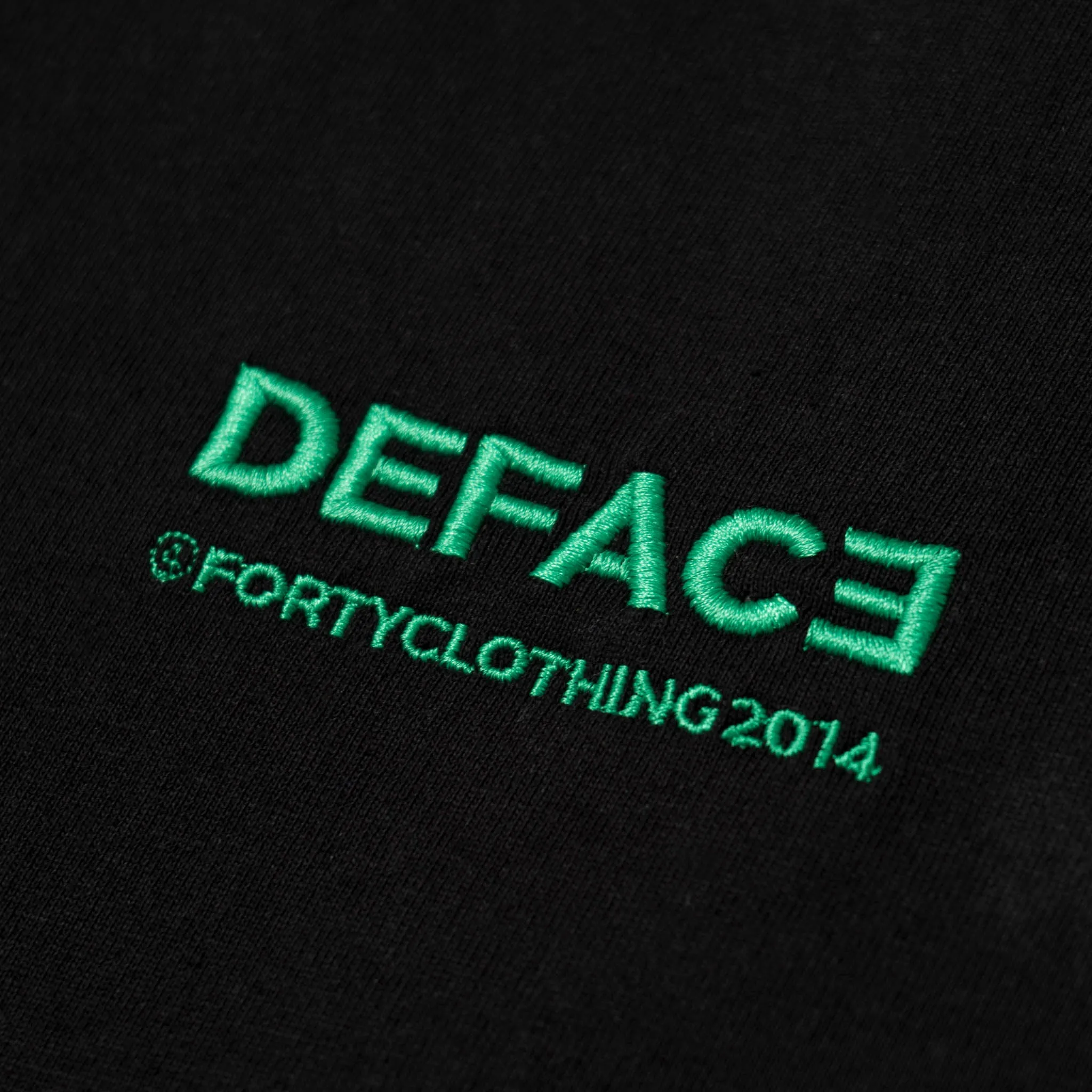 Deface TOPO Tee (Black/Green)