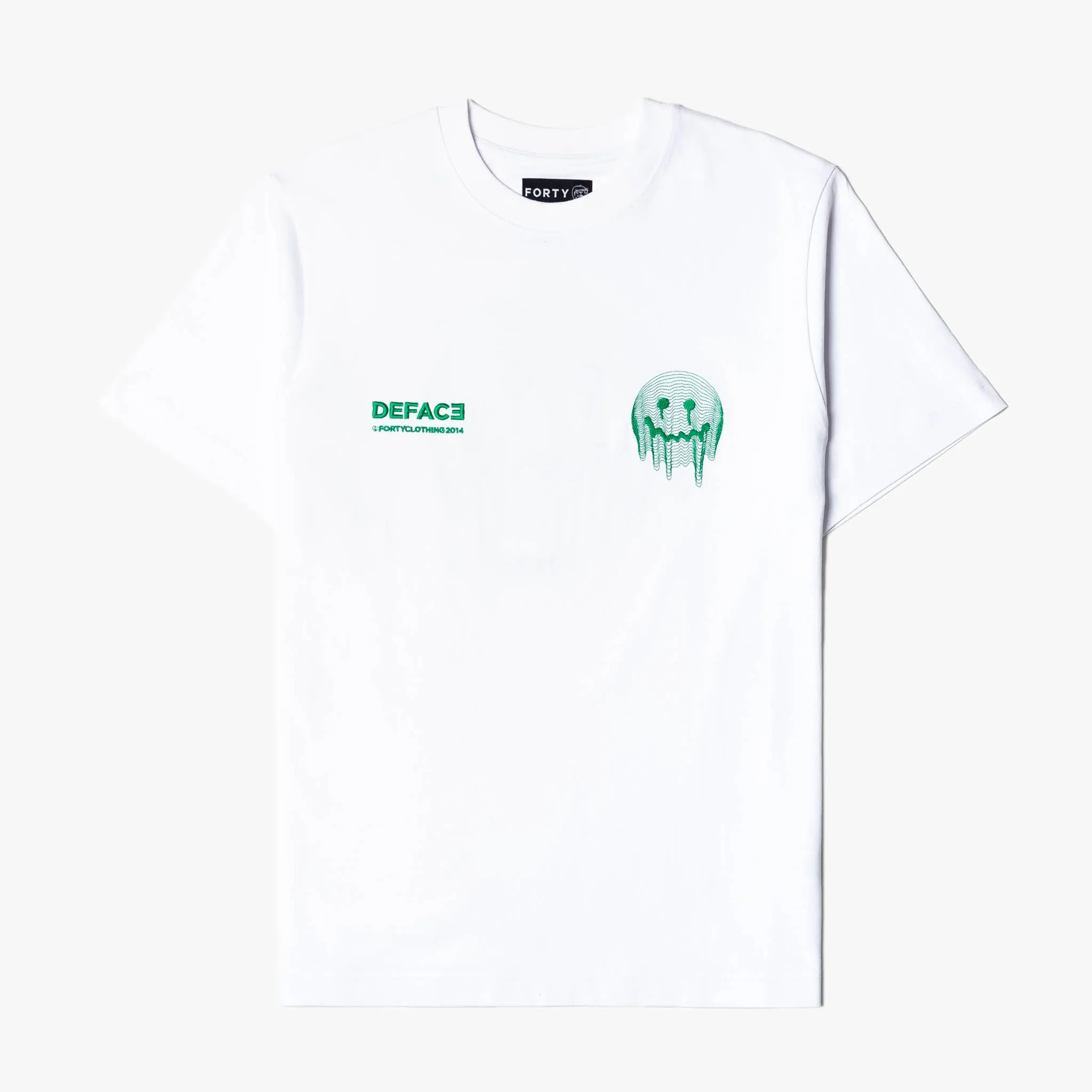 Deface TOPO Tee (White/Green)