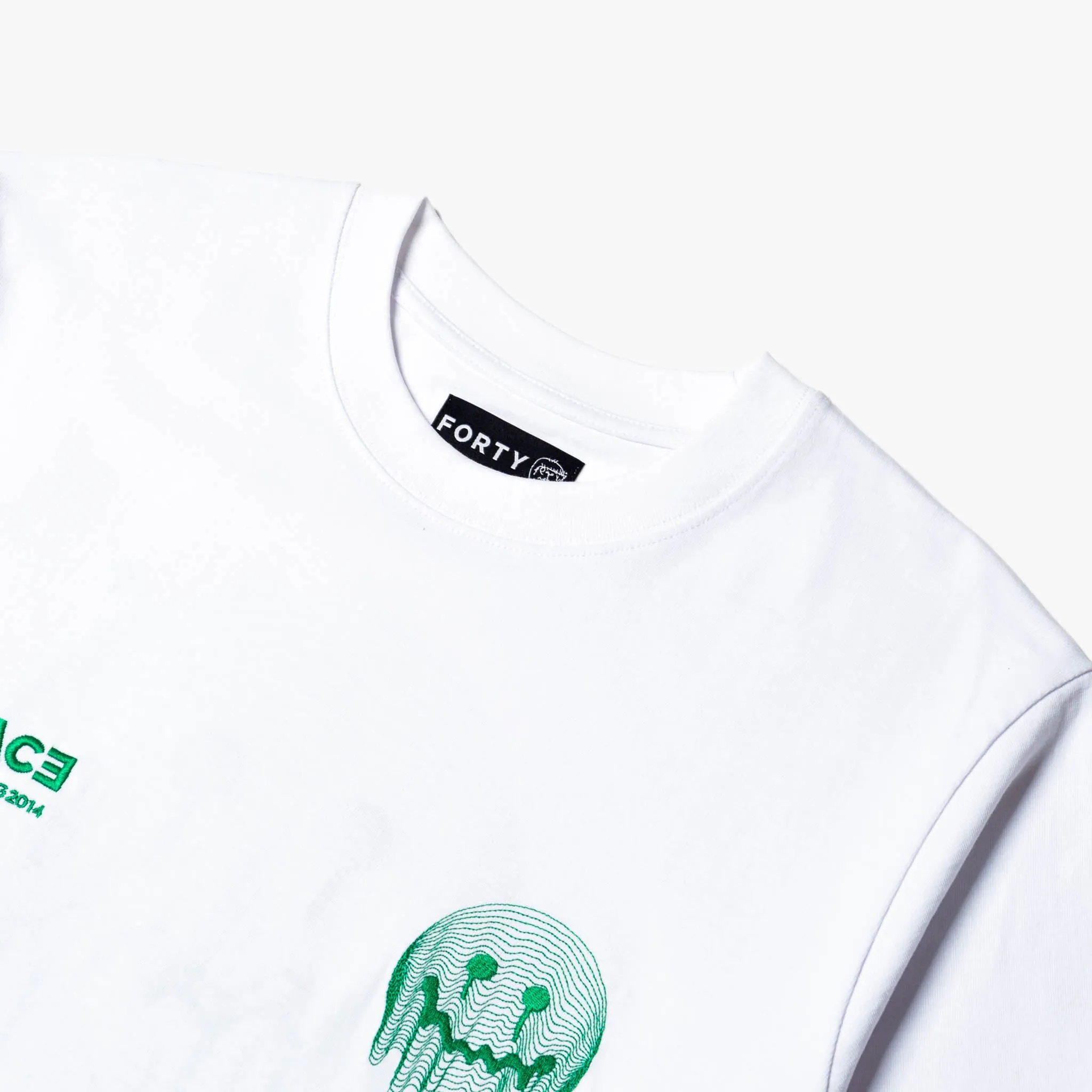 Deface TOPO Tee (White/Green)