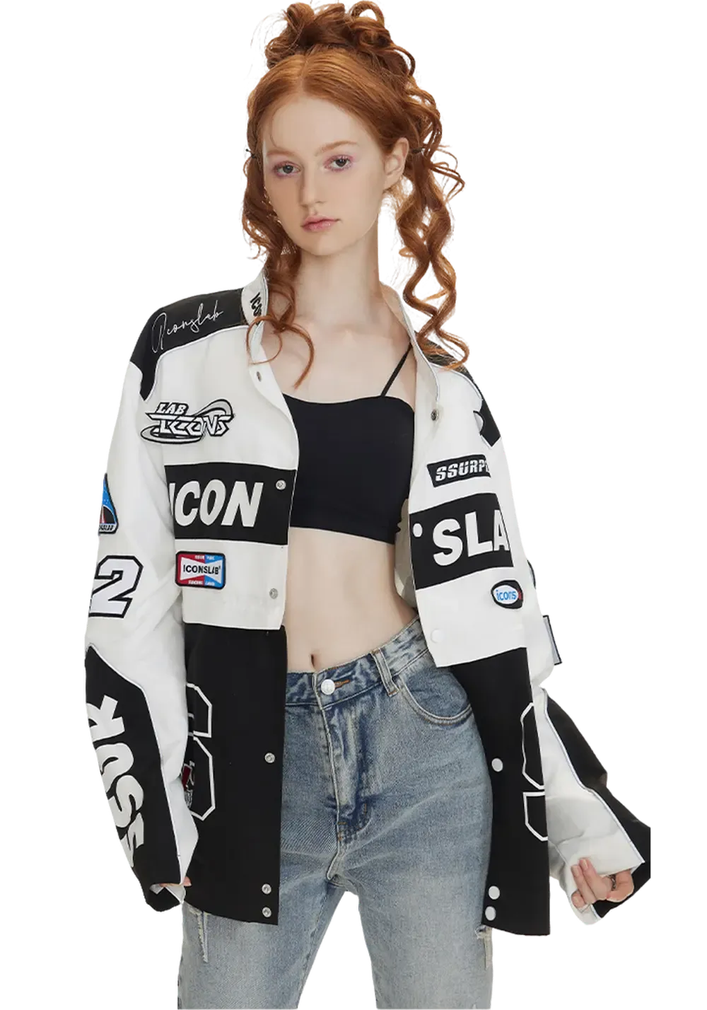 Detachable Paneled Racing Jacket