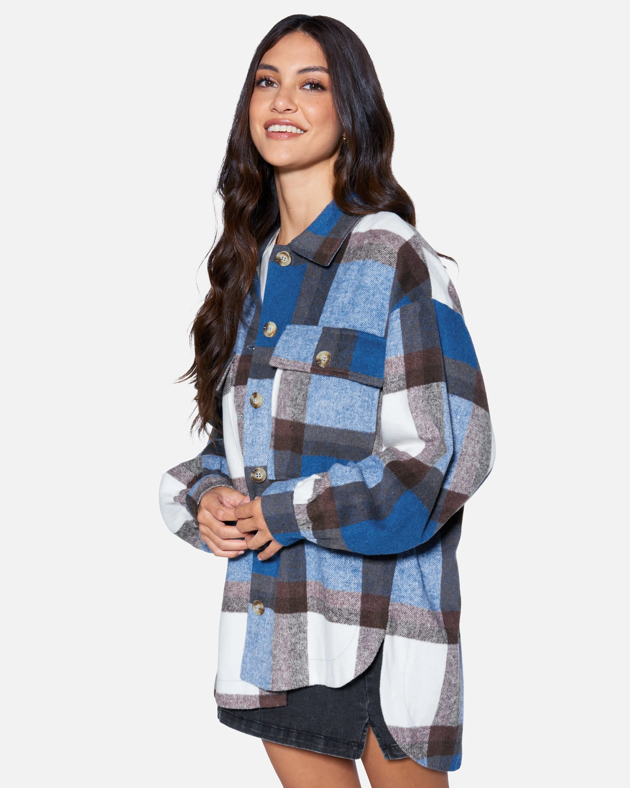 ESSENTIAL PLAID JACKET