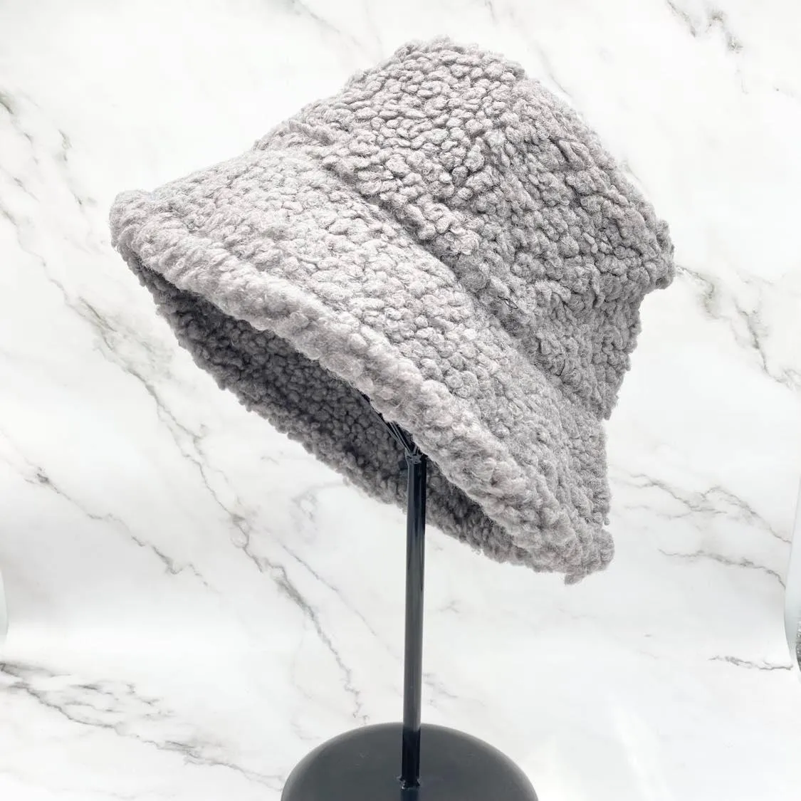 Fluffy Fall/Winter Bucket Hat