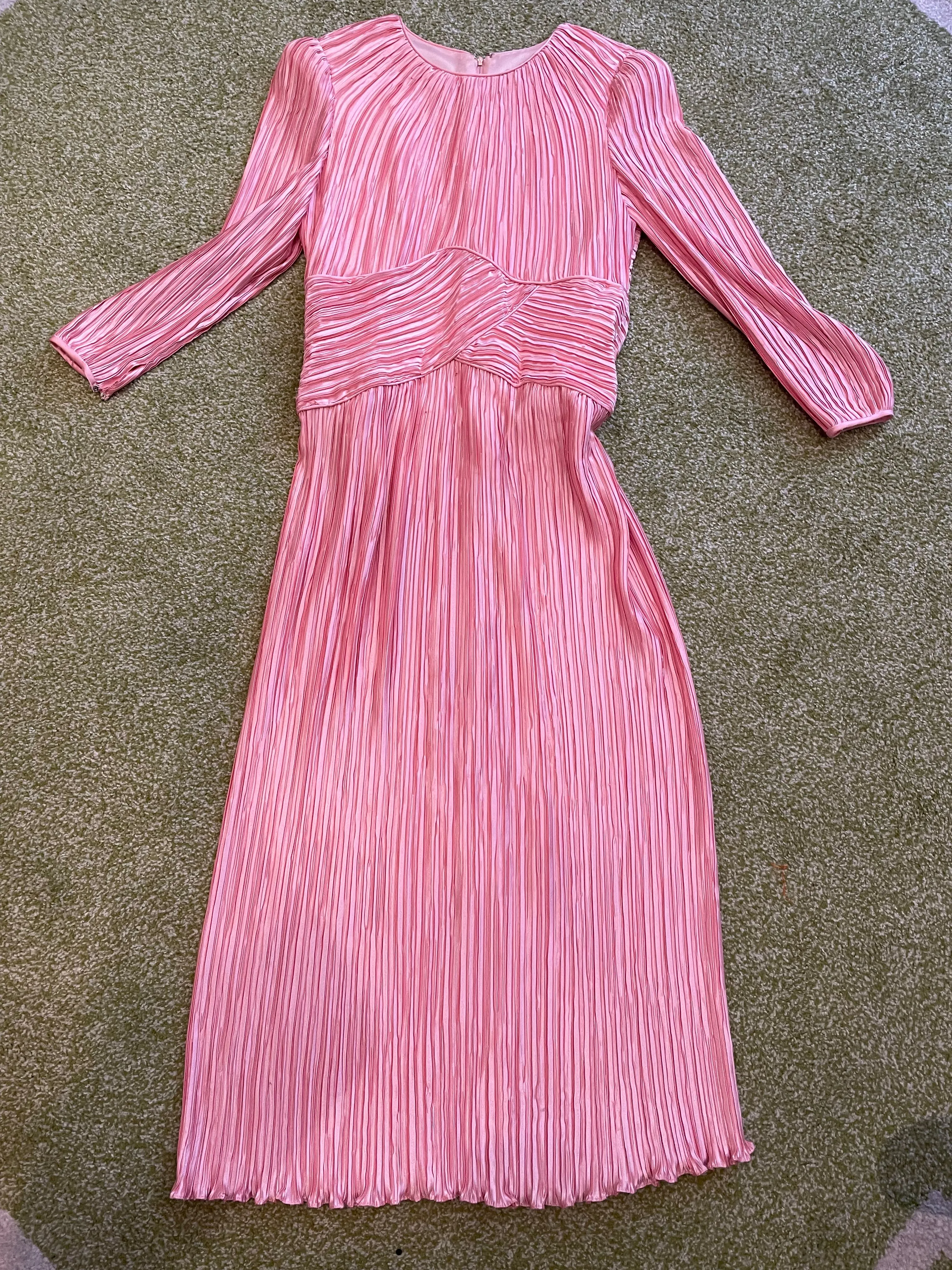 Fortuny Style Pleated Dress (Size 6)