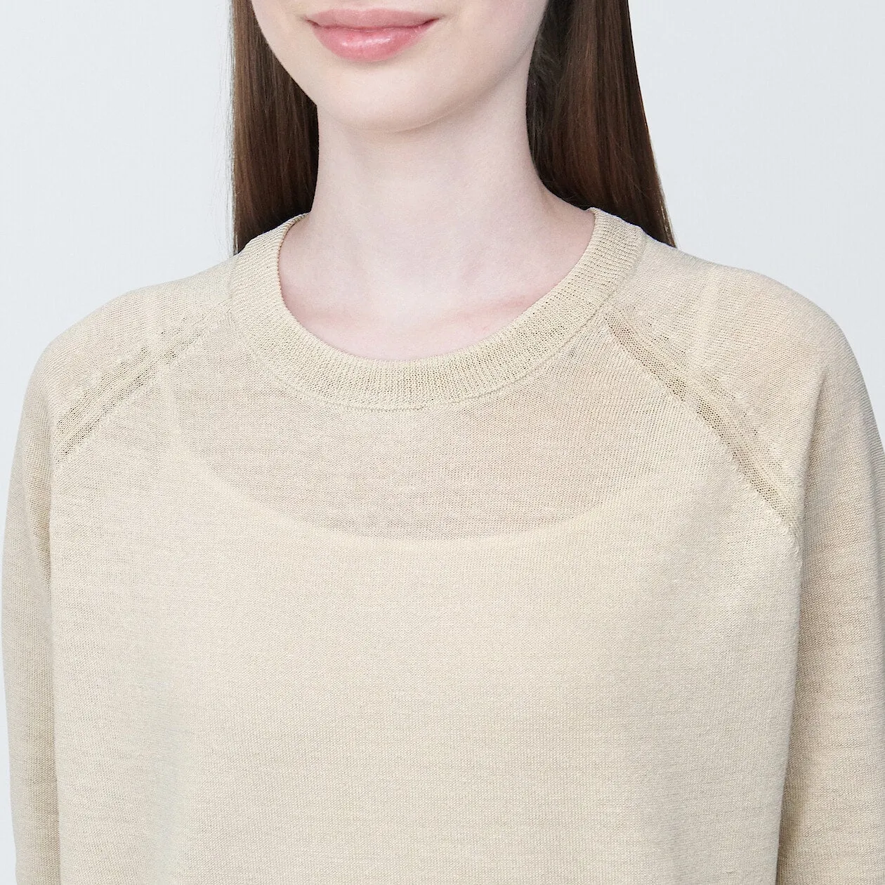 Hemp Blend Half Sleeve Sweater