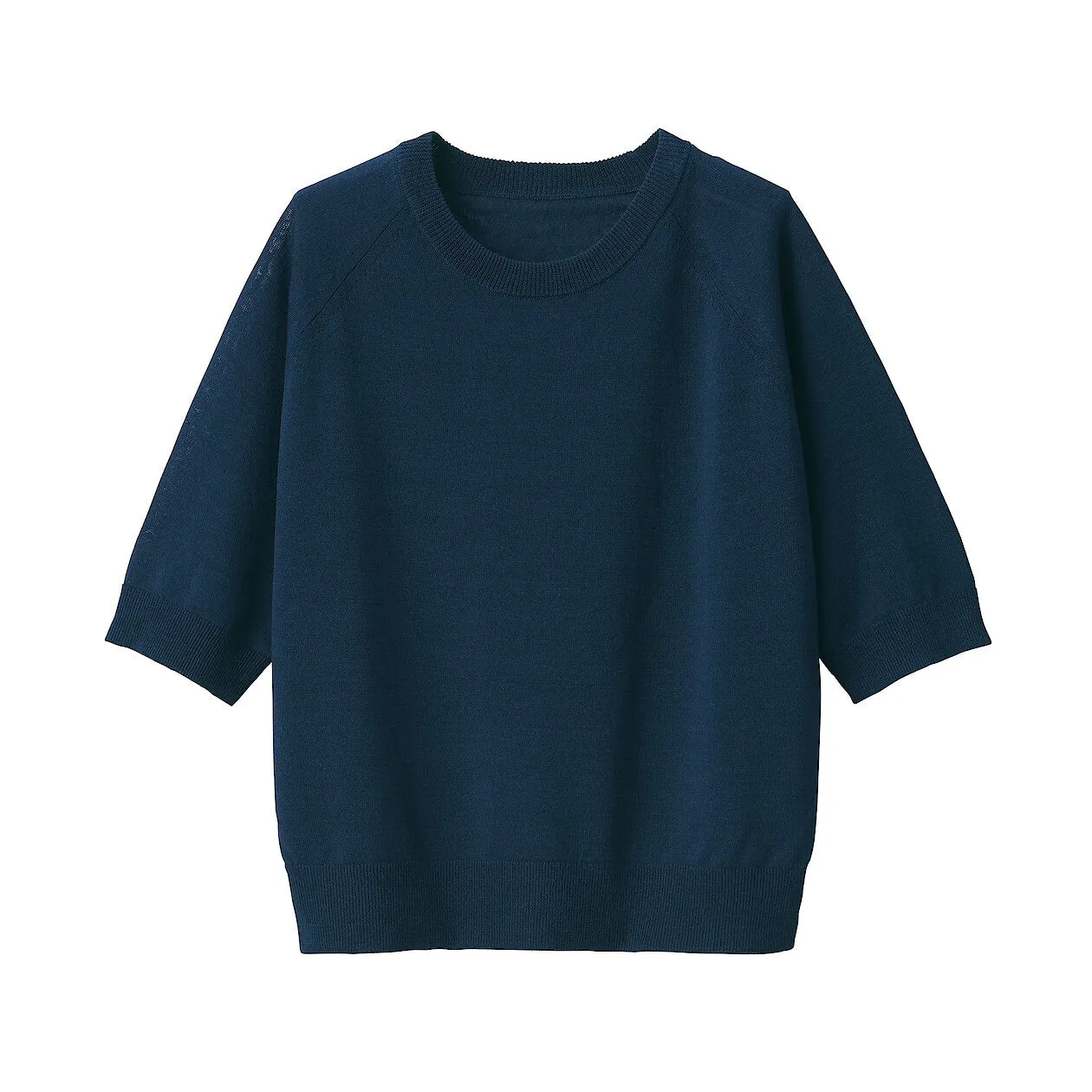 Hemp Blend Half Sleeve Sweater