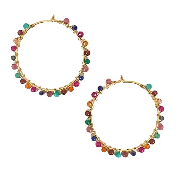 HOOP MULTI STONE CISSY WINTER