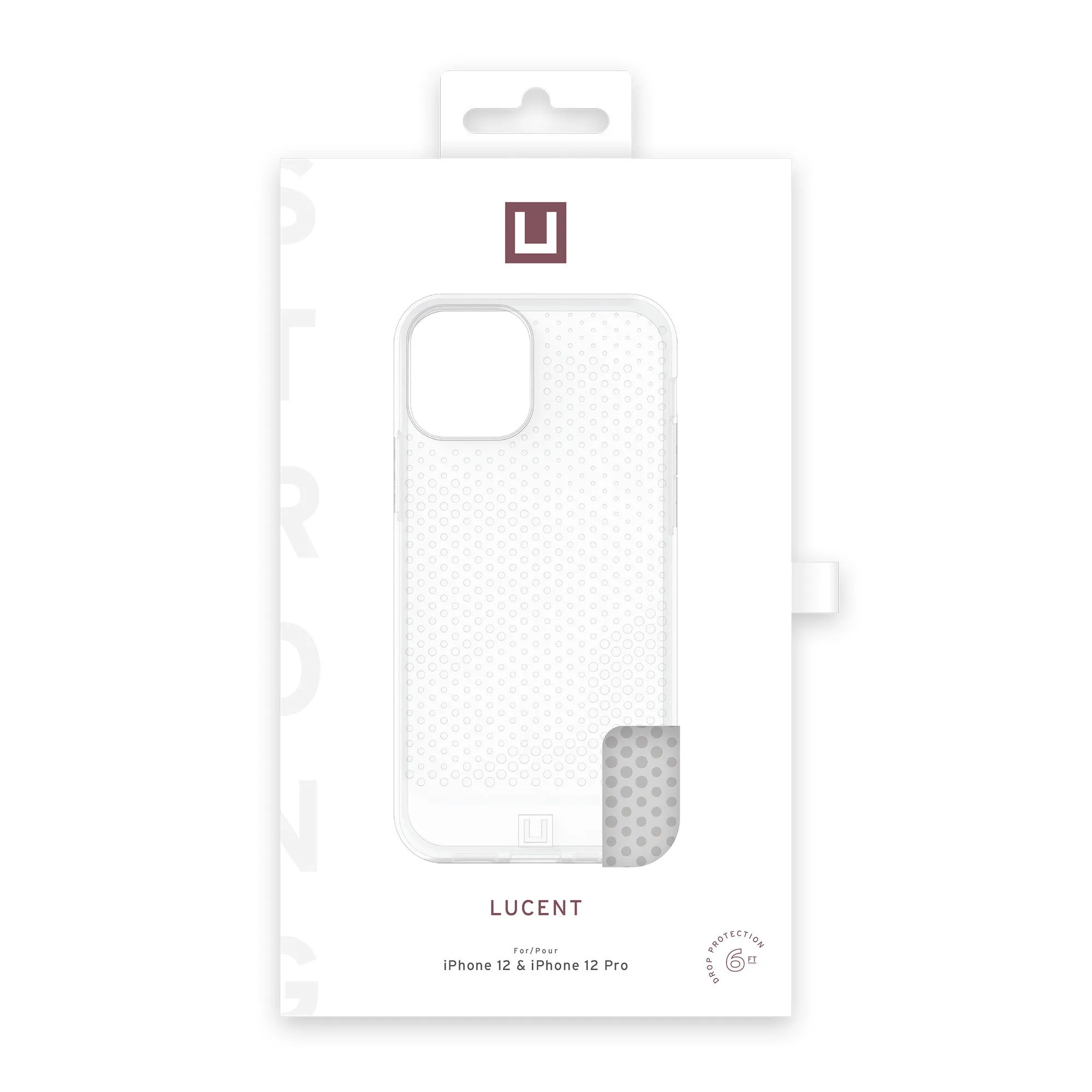 iPhone 12/12 Pro UAG Ash Lucent Case - 15-08497