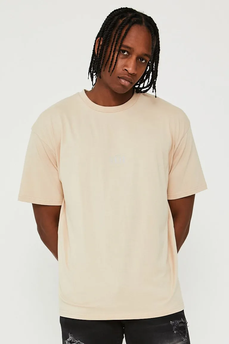 James Street Oversized T-Shirt - Beige