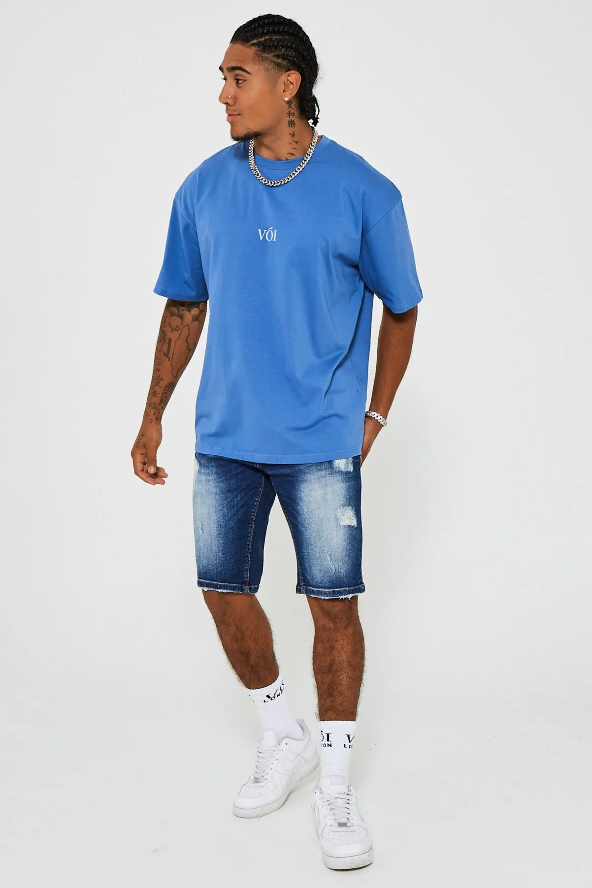 James Street Oversized T-Shirt - Federal Blue