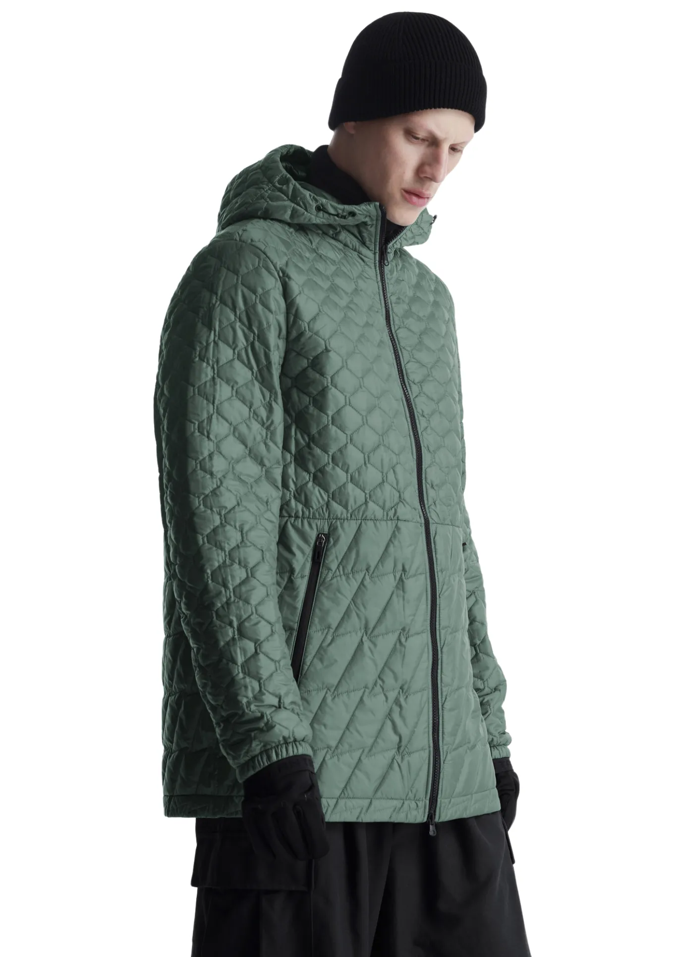 Stylish Teal Green Krakatau 3-in-1 Waterproof Long Coat