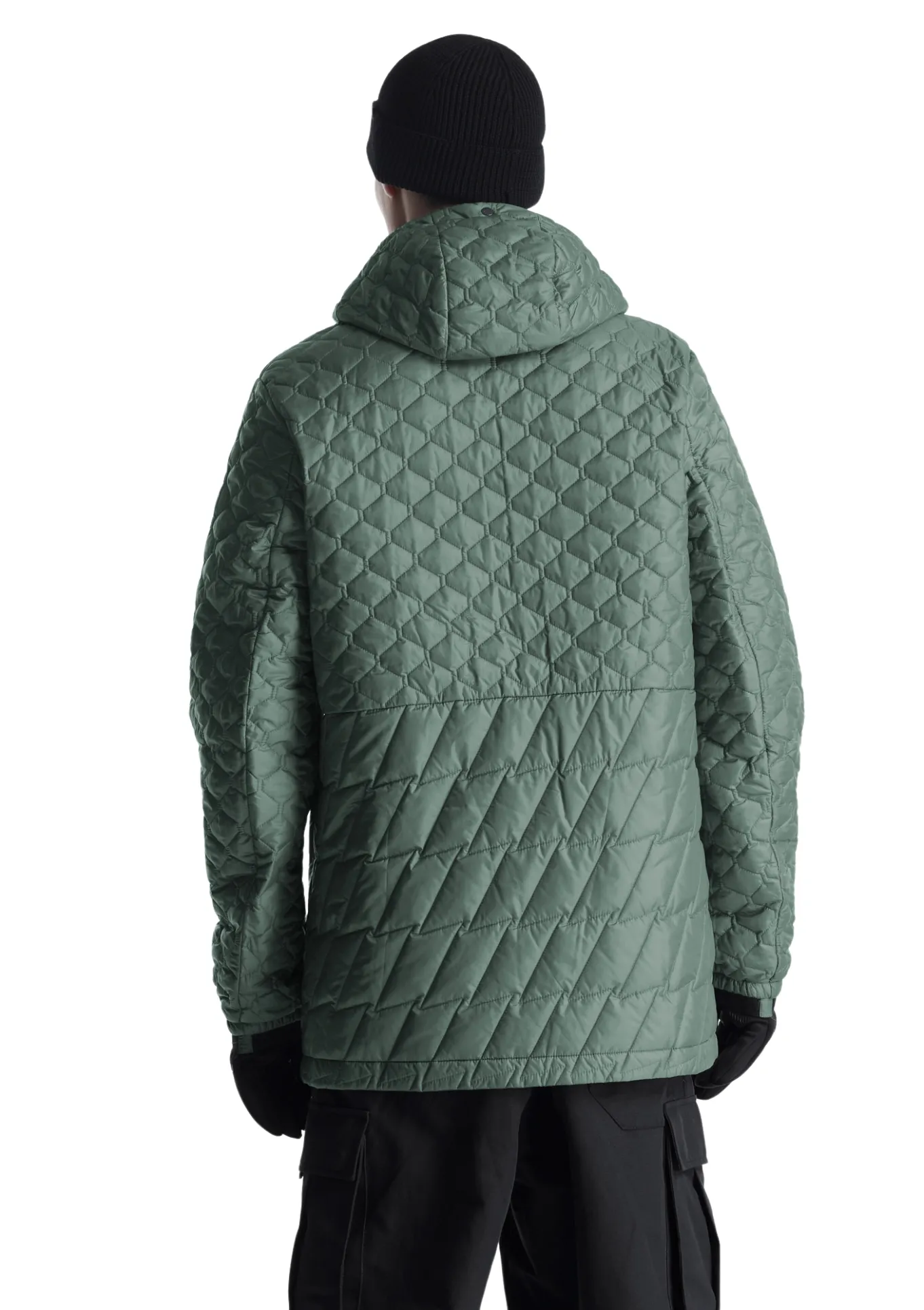 Stylish Teal Green Krakatau 3-in-1 Waterproof Long Coat