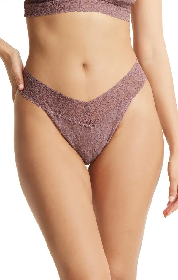 Lace Original Rise Thong