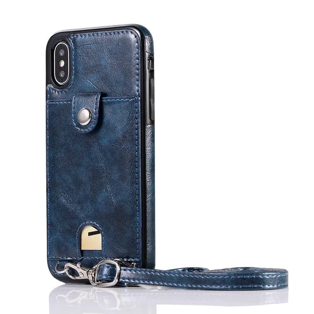 Leather Wallet For iPhone