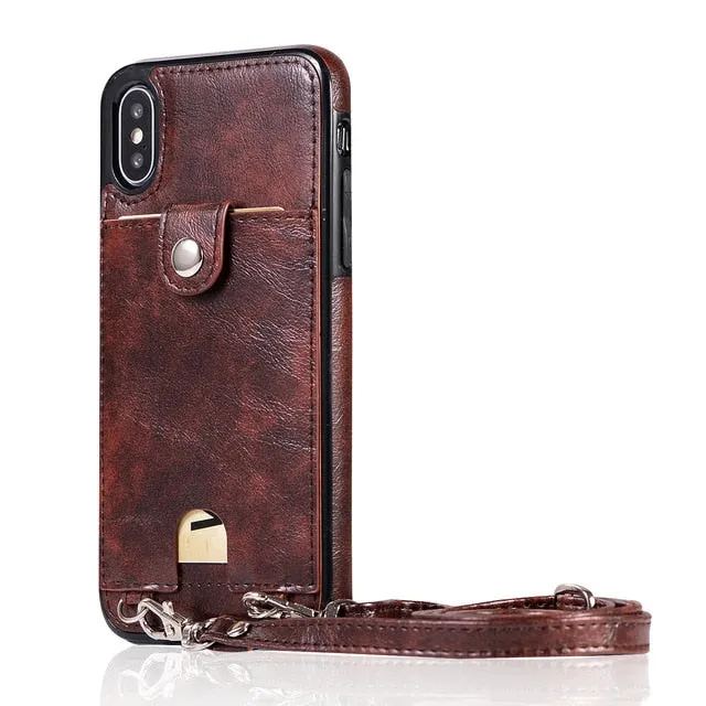 Leather Wallet For iPhone