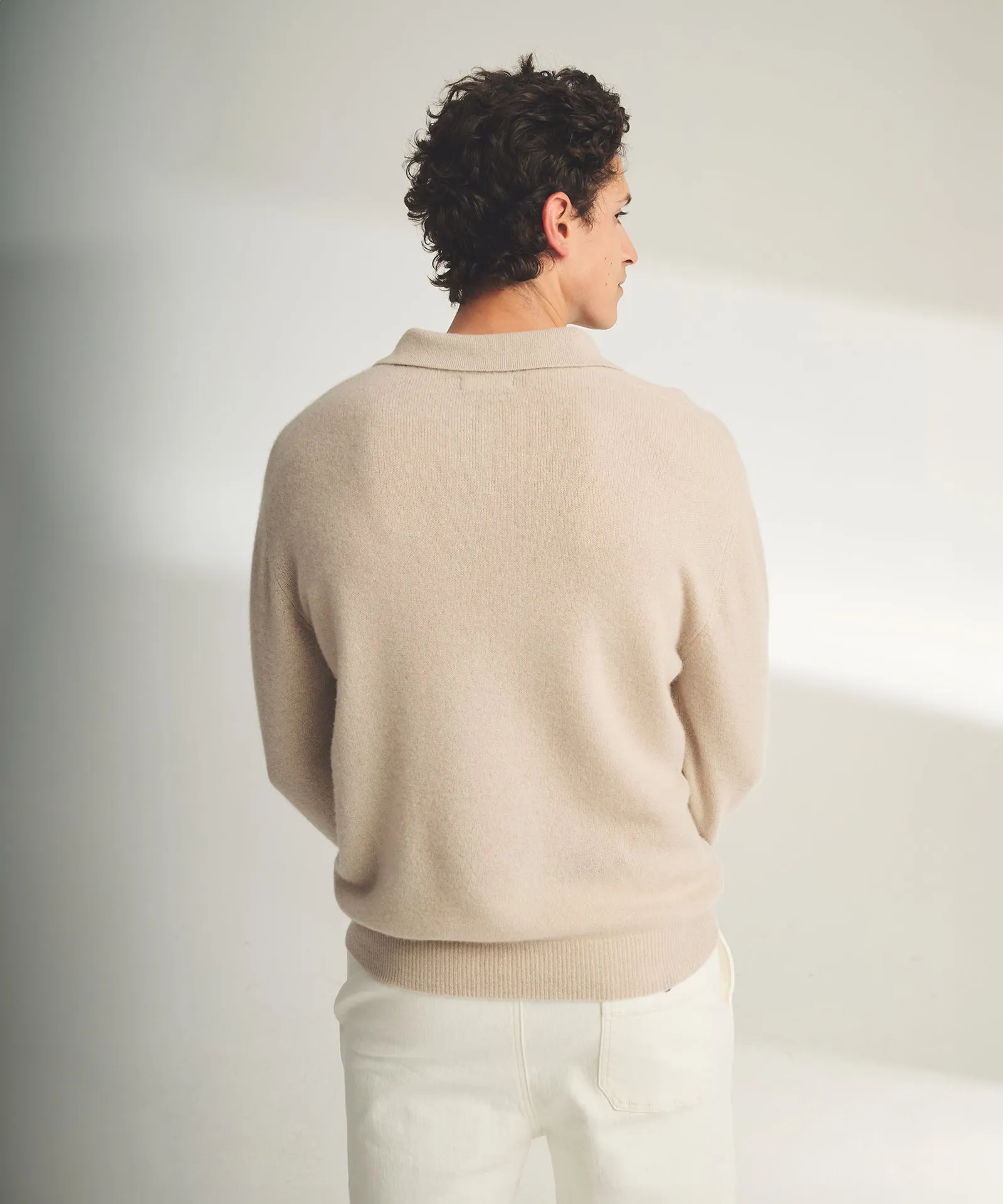 Lightweight Cashmere Relaxed Polo