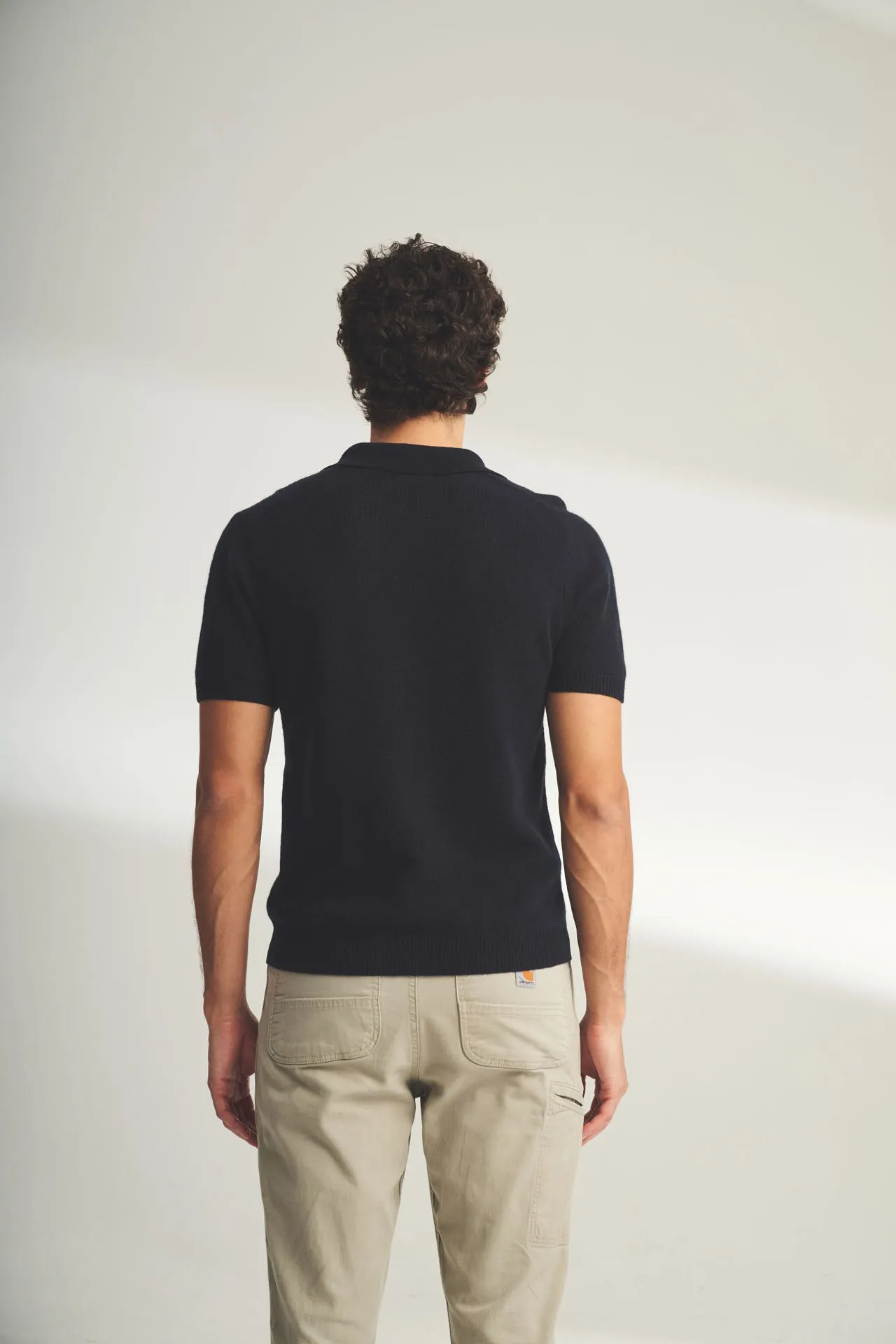 Lightweight Cashmere Short Sleeve Polo