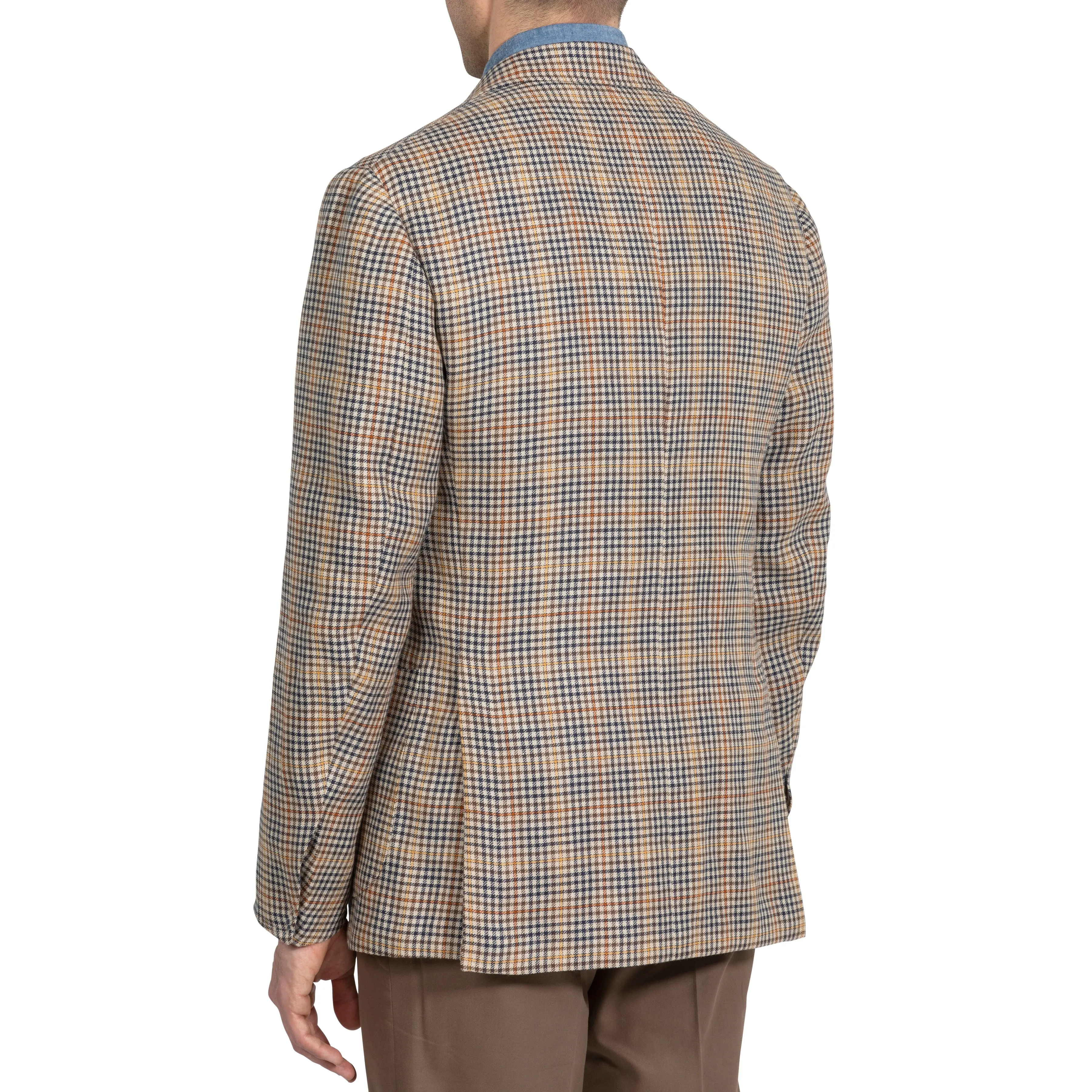 Linen/Wool Check Model 3 Sport Coat