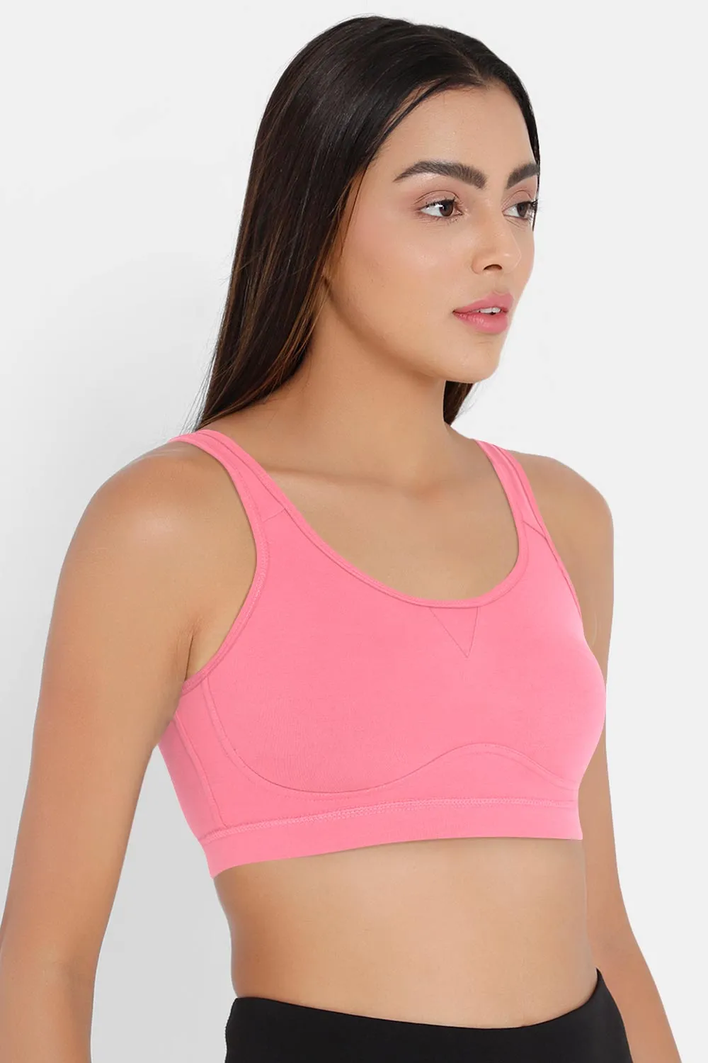 Medium Coverage Non-Padded Non-Wired Intimacy Active Sports Bra - CA15