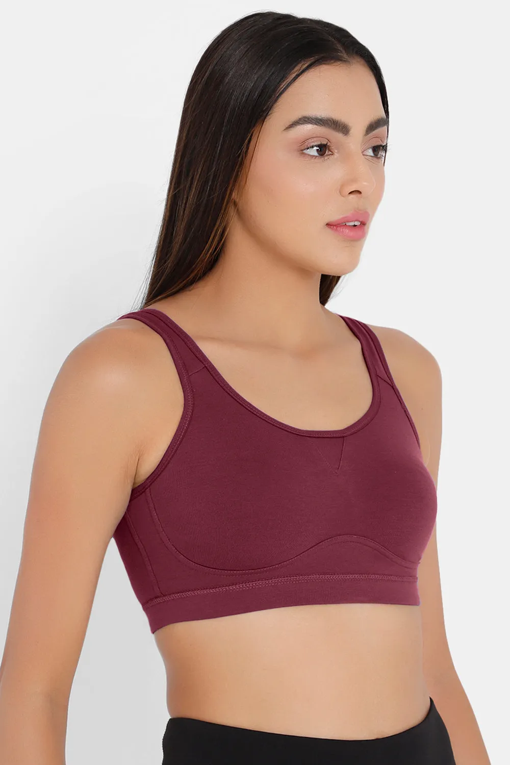 Medium Coverage Non-Padded Non-Wired Intimacy Active Sports Bra - CA15