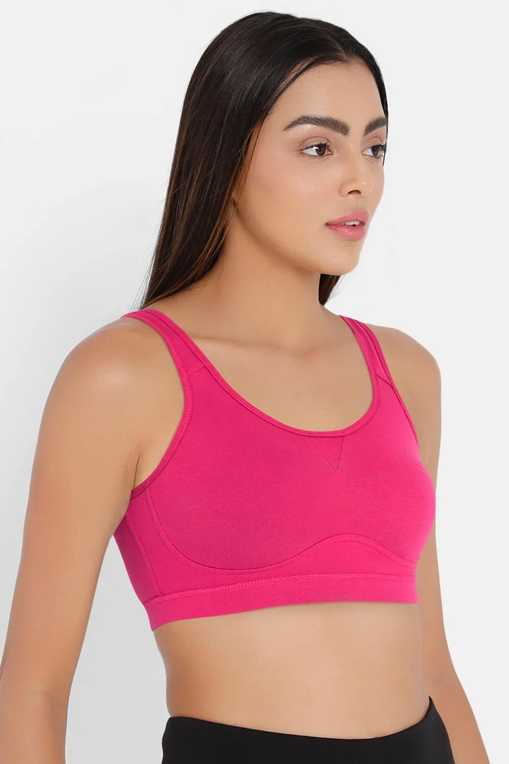 Medium Coverage Non-Padded Non-Wired Intimacy Active Sports Bra - CA15