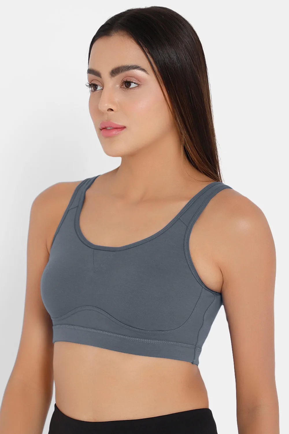 Medium Coverage Non-Padded Non-Wired Intimacy Active Sports Bra - CA15