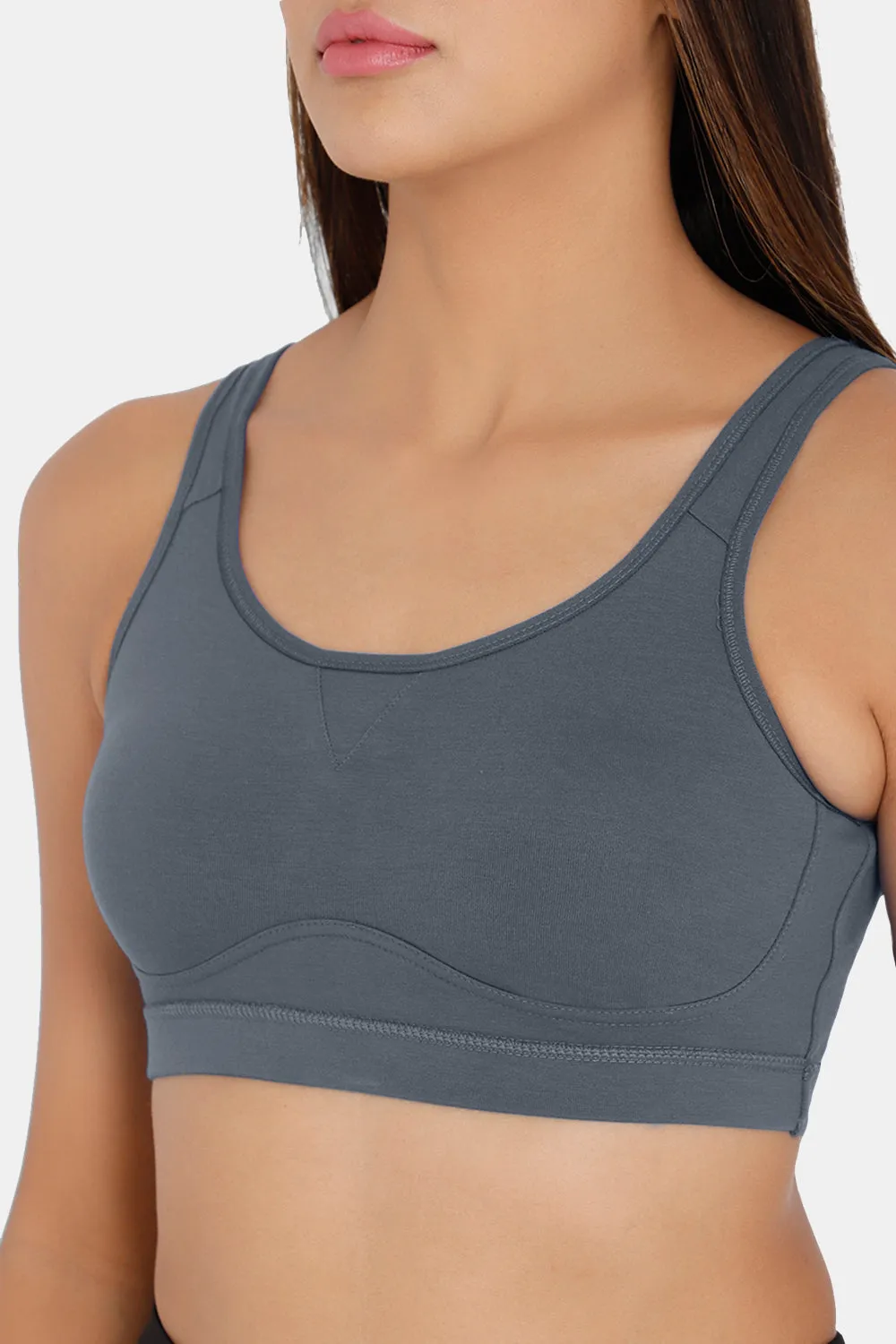 Medium Coverage Non-Padded Non-Wired Intimacy Active Sports Bra - CA15