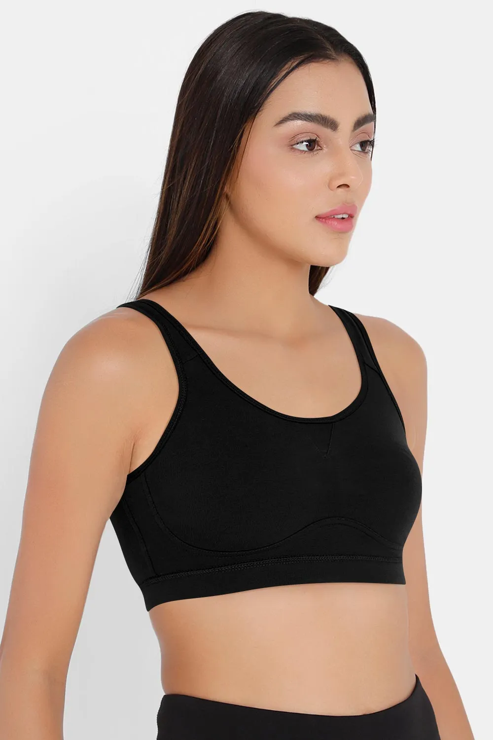 Medium Coverage Non-Padded Non-Wired Intimacy Active Sports Bra - CA15