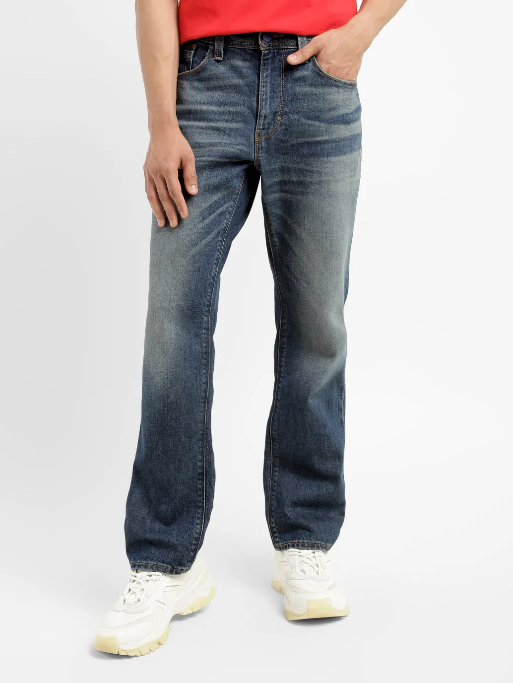 Men's 541 Blue Tapered Fit Jeans