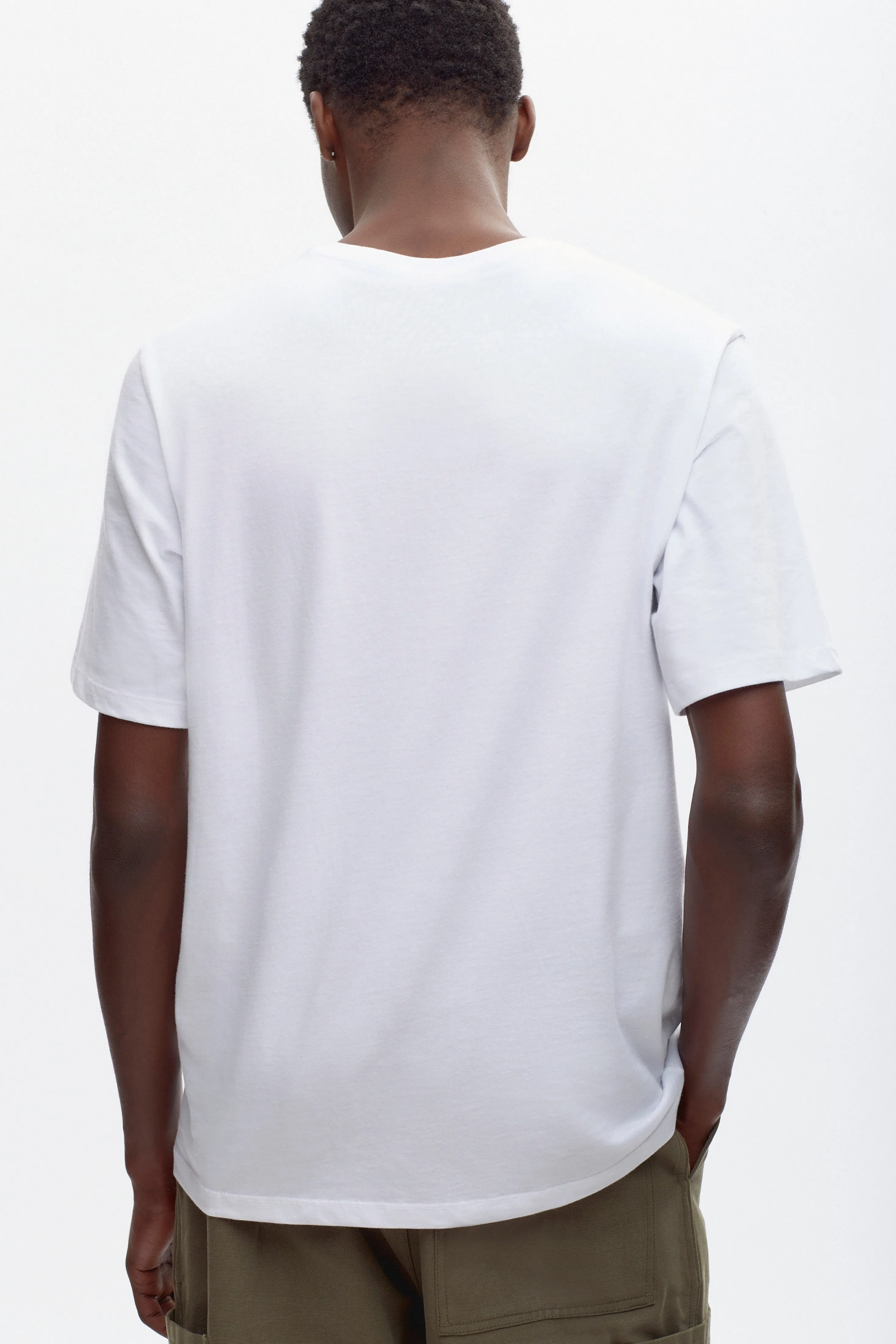 Men's Essential Crew in White