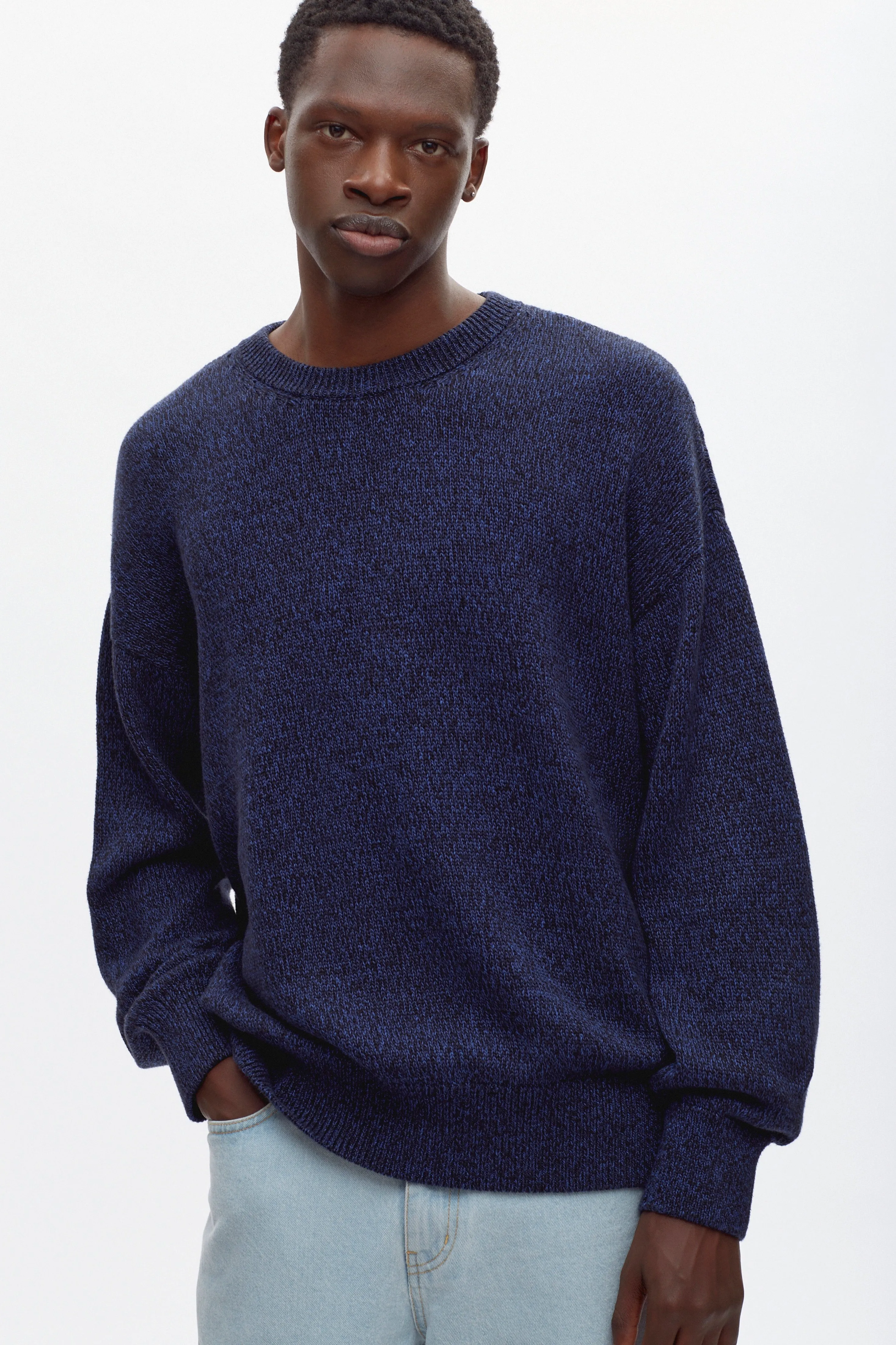 Men's Ham?tah Sweater in Blue Lotus Melange